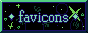space themed favicons button